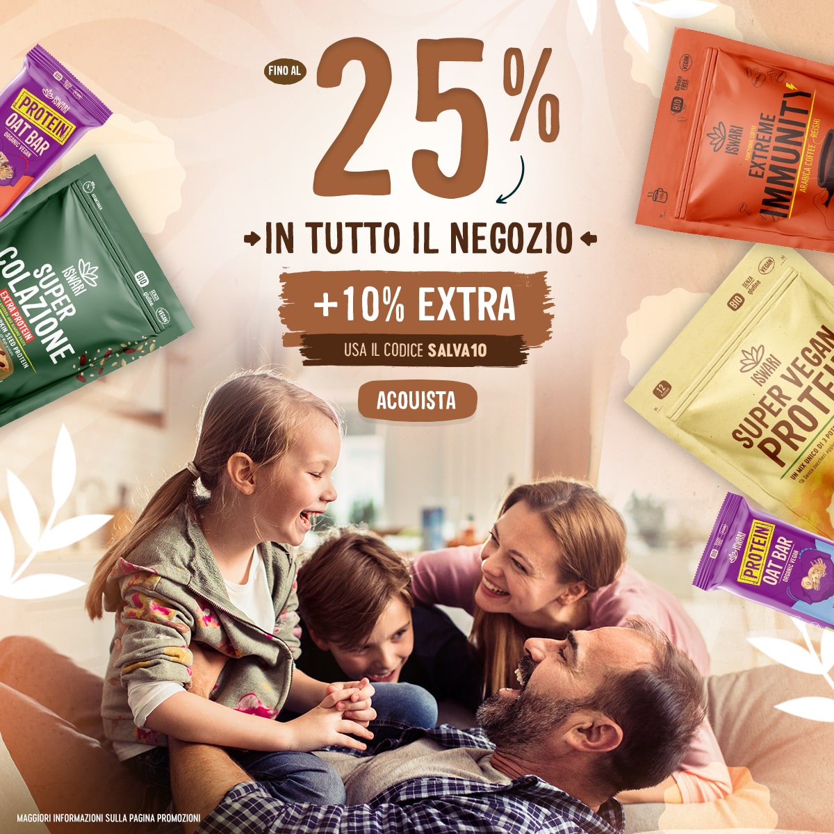 Fino al 25% in tutto il negozio + 10% EXTRA (SALVA10)
